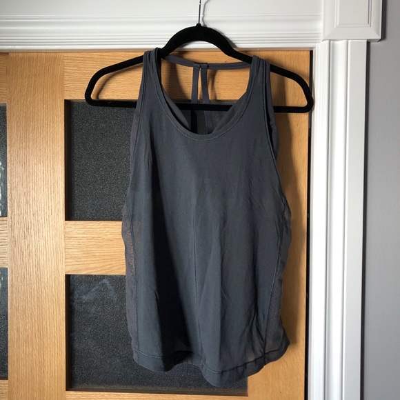 lululemon athletica Tops - LULULEMON Slate Grey Tank Top